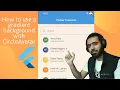 How to use a gradient background with CircleAvatar in Flutter