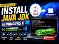 How to Install Java on Windows 11 in a very easy way Running a java program too