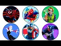 Download Lagu Spin Wheel Superhero Avengers Team Spiderman Vs Captain America, Spiderman Vs Venom, Joker 108