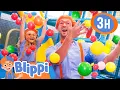 Download Lagu Blippi and Layla Jump in a Ball Pit! 3 Hours of Indoor Playground Stories for Kids
