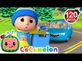 Download Lagu JJ's Travel Adventure with Family! 😄🚘 | CoComelon Nursery Rhymes and Kids Songs | Animals for Kids