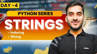 Strings in Python Tutorial for Beginners Day 4 Python Series