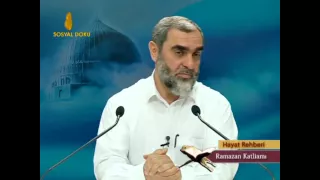 Keskin viraj yok. Her dönüş küçük bir açıyla başlar Allah'a dönüş de şeytana dönüş de