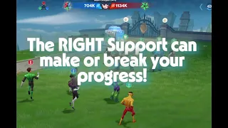 DC Worlds Collide - Know which SUPPORT is right for your team