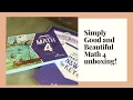 Simply Good and Beautiful Level 4 math unboxing