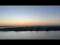 Sunrise in New Orleans on the Mississippi