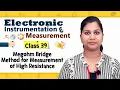 Megohm Bridge Method for Measurement of High Resistance - Electronic Instrumentation and Measurement