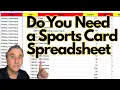 Why I Enjoy Using A Spreadsheet for My Card Collection