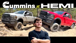 Is the NEW 2027 Ram Power Wagon Cummins Diesel Better Off-Road Than the Hemi Truck