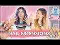 Nail Biters Get Nail Extensions for the FIRST TIME