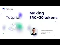 Making ERC20 tokens