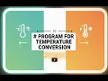 Temperature-Converter in python cs50
