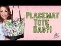 Turn Dollar Tree Placemats into a Boutique-Style Tote Bag Easy Sewing Project