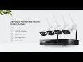 ZOSI W4 Unboxing - 2MP Super Wireless Security Camera System with Siren-Light Alarm Setting