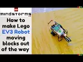 LEGO Mindstorms EV3 Robot Trainer Course - Moving blocks out of the way then keep forward