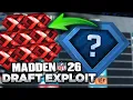 Madden Franchise Mode CHEAT How To Draft Every X FACTOR Dev Trait Players