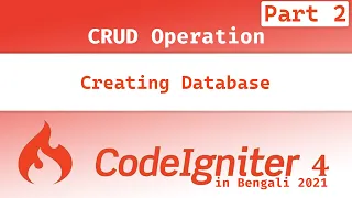 Creating Database Part 2 CodeIgniter 4