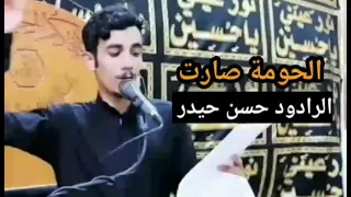 الحومه صارت ترتجف فرسانهه    الرادود حسن حيدر دندنها