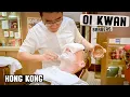 Relaxing Traditional Hot Towel Wet Shave w Royal Shaving Products Oi Kwan Barbers Hong Kong