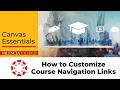 How to Customize the Navigation Canvas Essentials