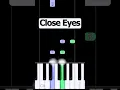 Download Lagu Close Eyes - DVRST | Piano Tutorial