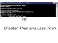 Windows Batch Scripting Tutorial Episode 9 - Greater Than and Less Than