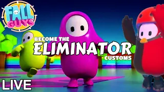 FALL GUYS LIVE | CUSTOM LOBBIES | BECOME THE ELIMINATOR (NEW CONCEPT) | LIVE STREAM (PS4) #fallguys