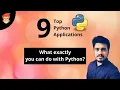 Top 9 Python Applications What You Can Do with Python