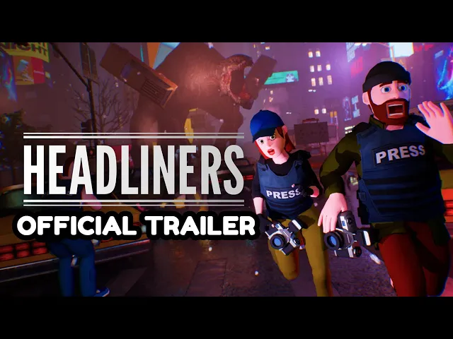 Headliners | Co-op Horror Game But You're A Journalist - Official Reveal Trailer