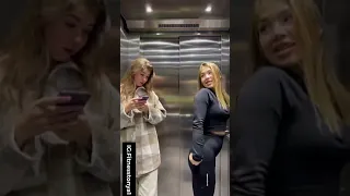 دختر فیتنس کار با اندام خود پسره را شوکه می کند 