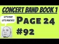 Sound Innovations Number 92 - Tempo 96 Let s Practice Let s Play 2020