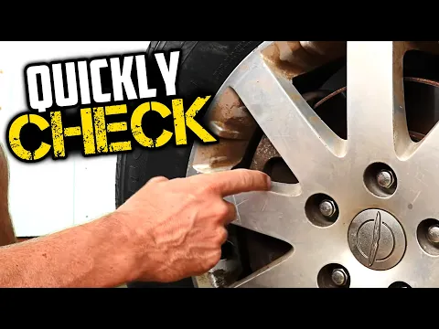 Download MP3 How To quickly Check Your Brake Pads and Rotors - Don't Waste $$ Changing them Too Soon!!