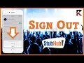How To Sign Out Of StubHub App