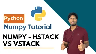 7 Numpy - Hstack Vs Vstack CloudyML