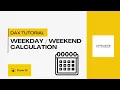 Learning DAX - Calculate Weekdays Weekends in DAX Easily Power BI Format Function