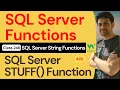 SQL Server Functions SQL Server String Functions - SQL Server STUFF Function 248 W3School