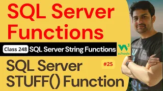 SQL Server Functions SQL Server String Functions - SQL Server STUFF Function 248 W3School