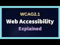 No BS Guide to Web Accessibility for Designers WCAG2 1 508