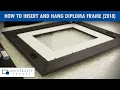 How to Frame Your Diploma University Frames 2018