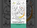 Diwali Coloring Page for Kids - Free Printable Download