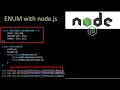 ENUM with Node JS