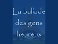 Gerard Lenormand - la ballade des gens heureux