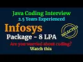 Infosys Java Coding Interview Round 2