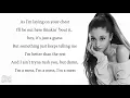Ariana Grande - Let Me Love You - Lyrics