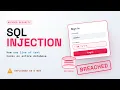 SQL Injection Explained in 5 Minutes Visual Breakdown How Hackers Exploit Databases