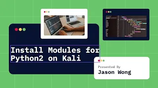 Pentesting General Python for Security Install Modules for Python2 on Kali Linux
