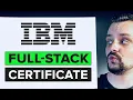 IBM Full Stack Software Developer Professional Certificate - Review 2026 Coursera Review