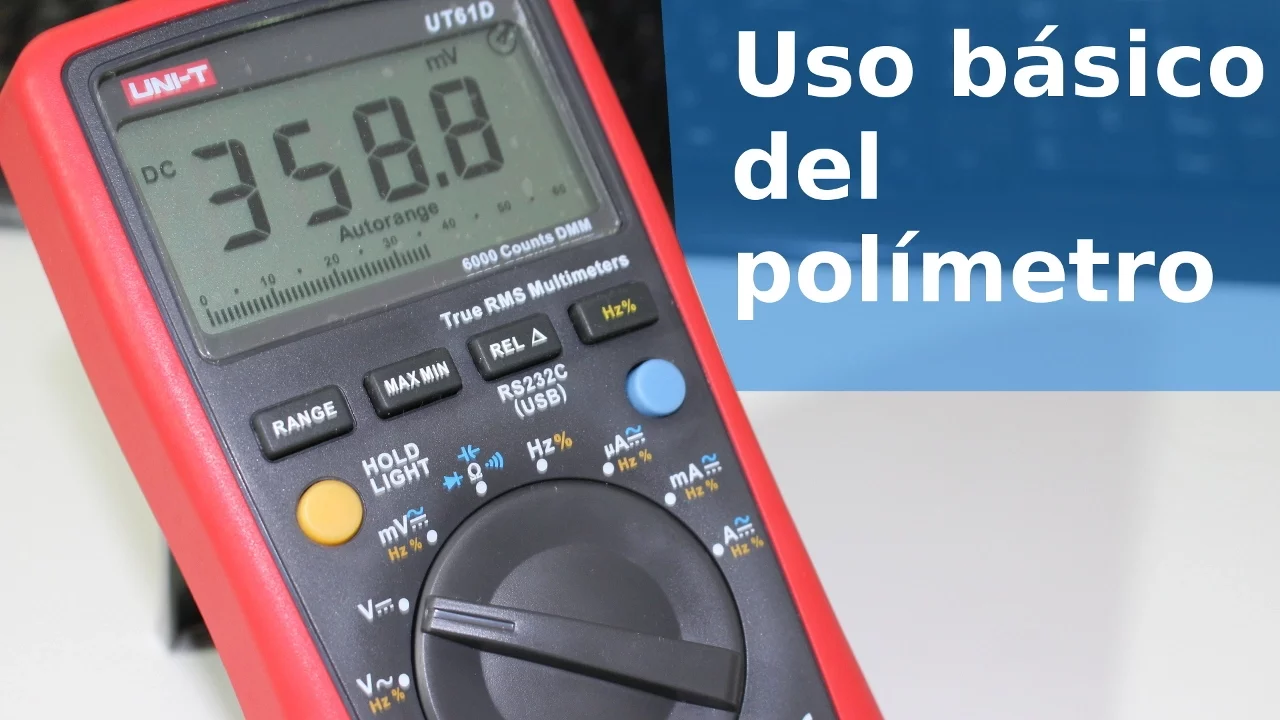 Cómo usar el multímetro - Tutorial