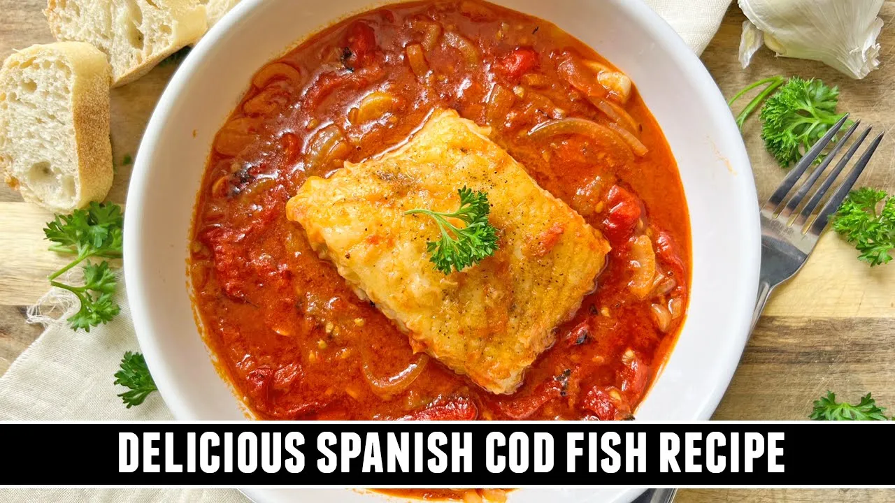 Rioja-Style Cod Fish in a DELICIOUS Sauce   Easy & Traditional Recipe