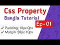 Padding Vs Margin Css Property Bangla Tutorial 2023